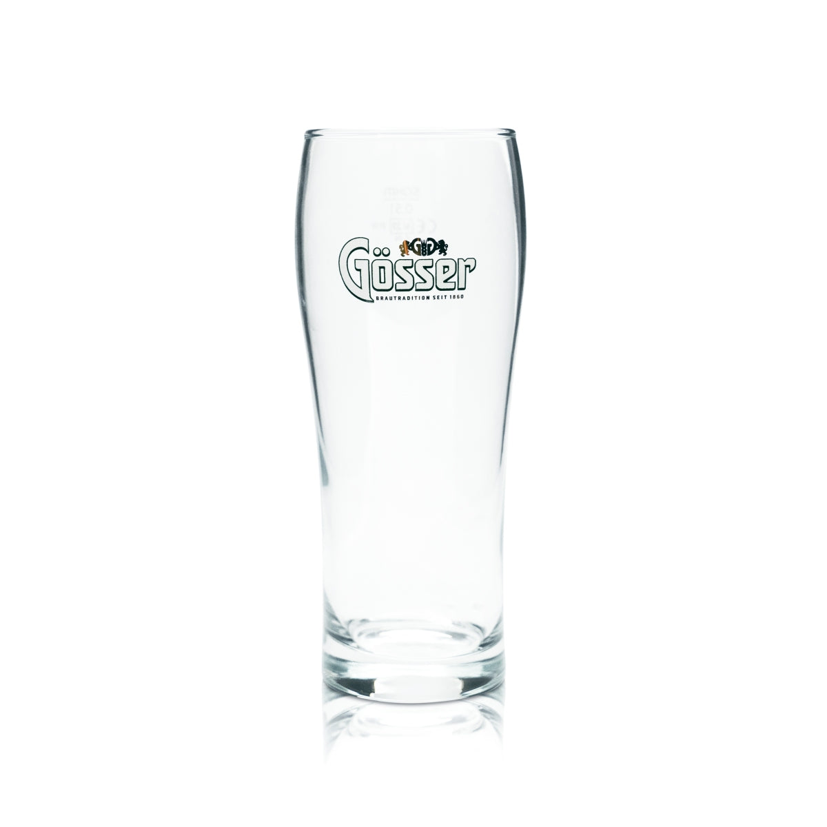 6x Gösser glass 0.5l beer mug trophy glasses calibrated catering Austria brewery – View 2