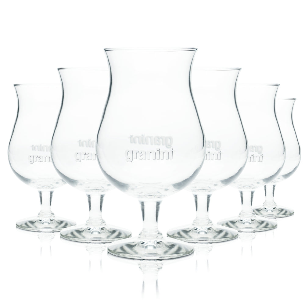 6x Granini Glass 0.3l Cocktail Glasses Grand Cru Goblets Margarita Daiquiri Pina Colada