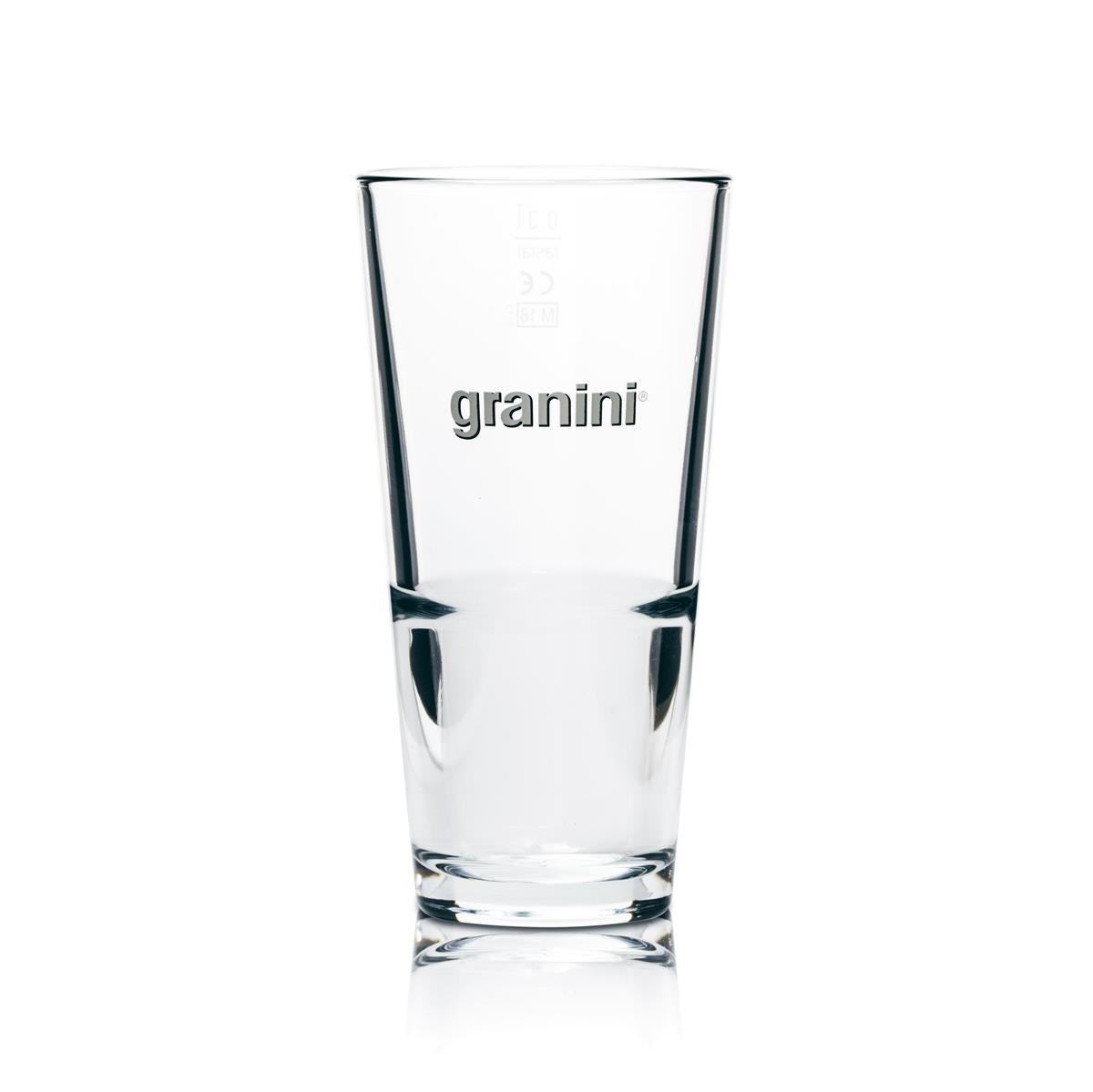 6x Granini glass 376 ml long drink juice water cocktail cup glasses catering pub – View 2