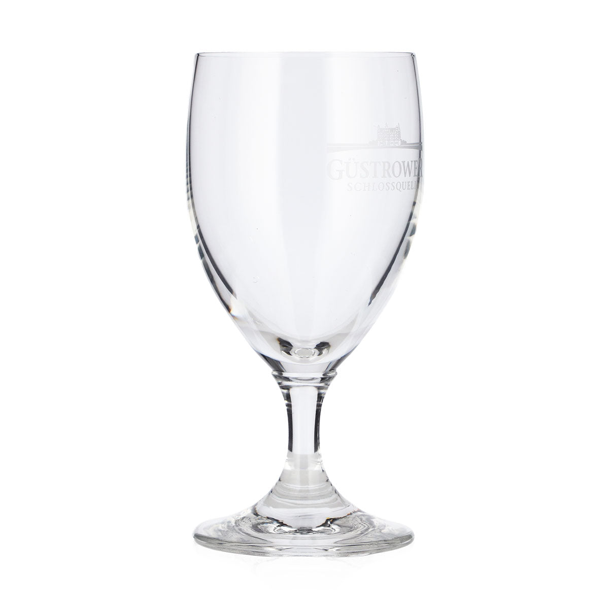 6 Güstrow Water Glasses, 0.18 L, Goblet-Shaped, Schlossquell Tulip Beer Glasses – View 3