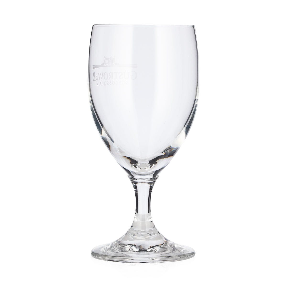 6 Güstrow Water Glasses, 0.18 L, Goblet-Shaped, Schlossquell Tulip Beer Glasses – View 4
