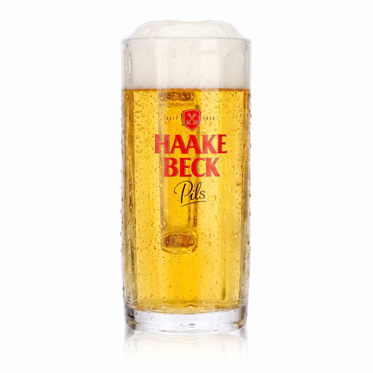 6 Haake Beck Beer Glasses, 0.2 L, "Krug Sahm Moldau" (Set of 6) – View 2