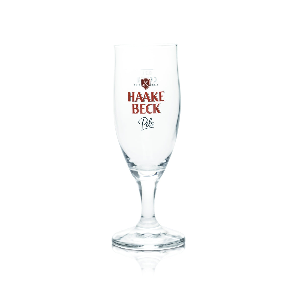 6x Haake Beck Glass 0.2l Pils Tulip Draft Beer Glasses Brewery Gastro Calibrated – View 2