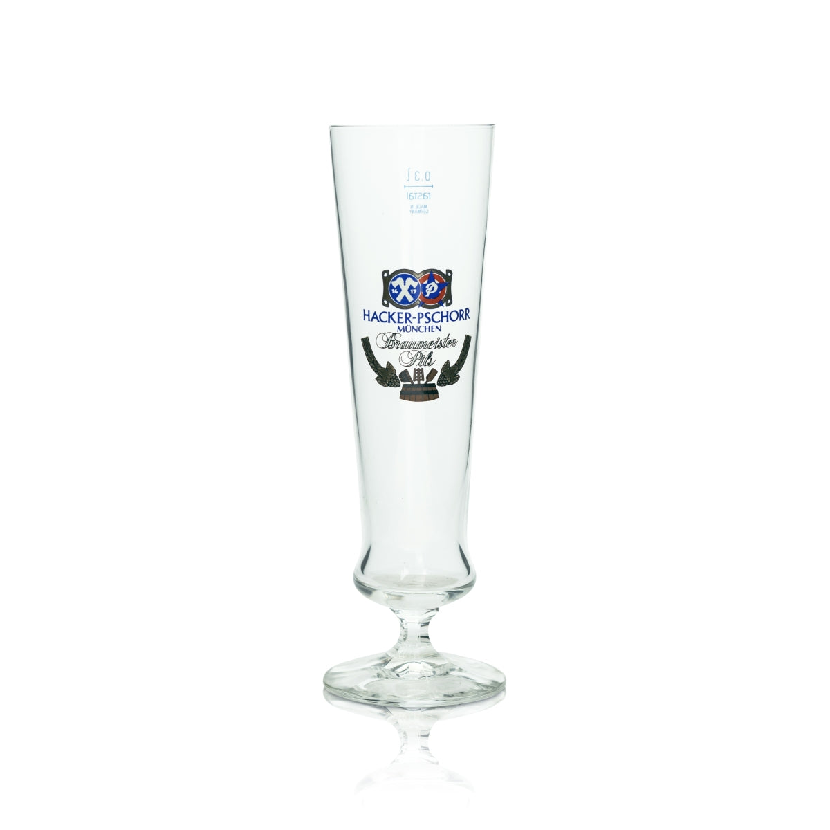 6x Hacker Pschorr Beer Glass 0.3l Goblet Rastal Pils Glasses Tulip Braumeister Beer – View 2