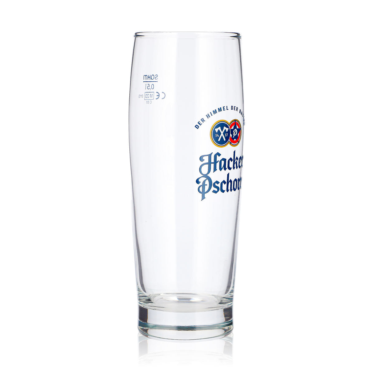 6x Hacker Pschorr Beer Glasses, 0.5 L, Willi Mug, Blue Logo, Sahm Seidel (Set of 6) – View 3