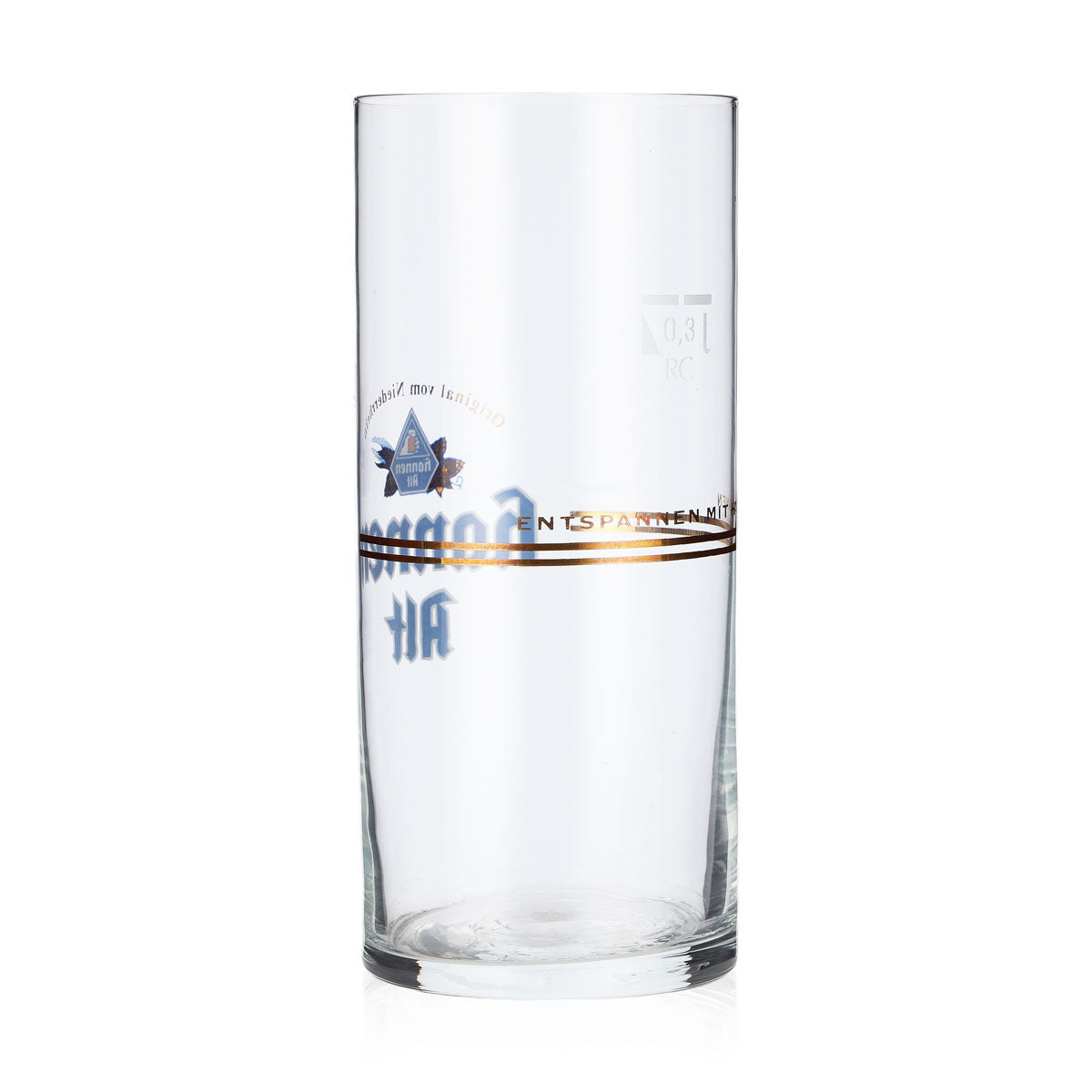 6x Hannen Alt Beer Glass Mug 0.3l small logo Relax with Hannen – View 4