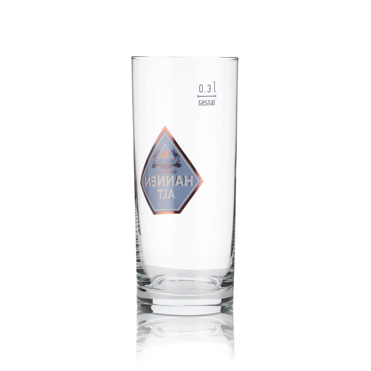 6x Hannen Alt beer glass 0.3l Altbierstange Willi mug glasses set brewery – View 3