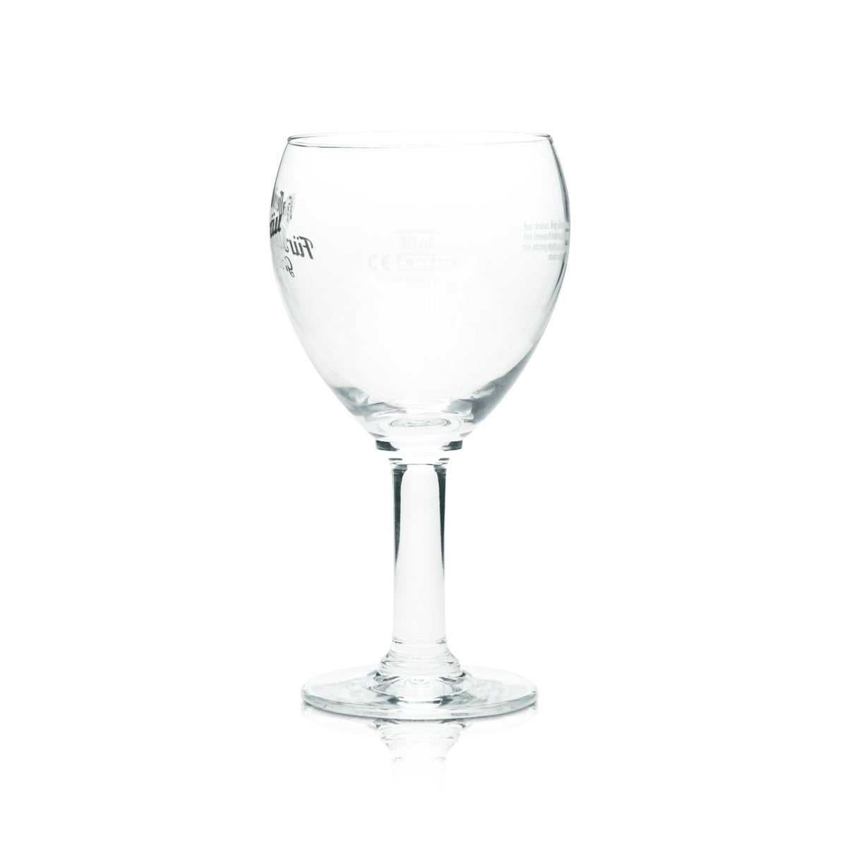 6x Hasseröder Beer Glass 0.3l Goblet Tulip Chalice Garnet Glasses Fürstenbräu Bar – View 3
