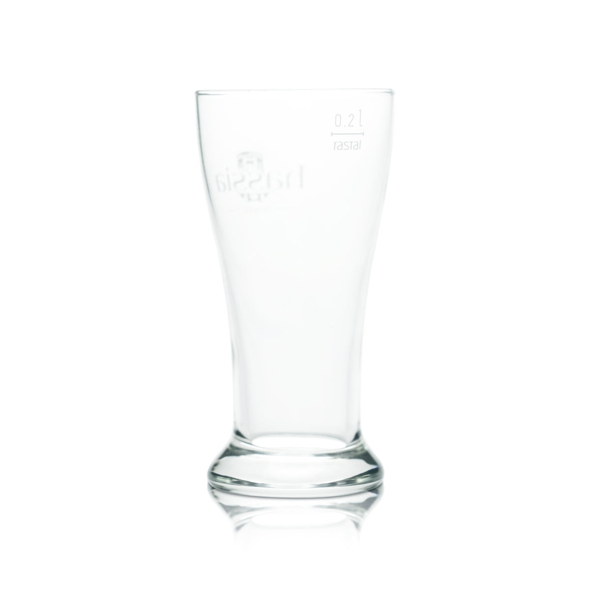 6x Hassia Glass 0.2l Cup Glasses Mineral Water Sparkling Soda Gastro Oak – View 3