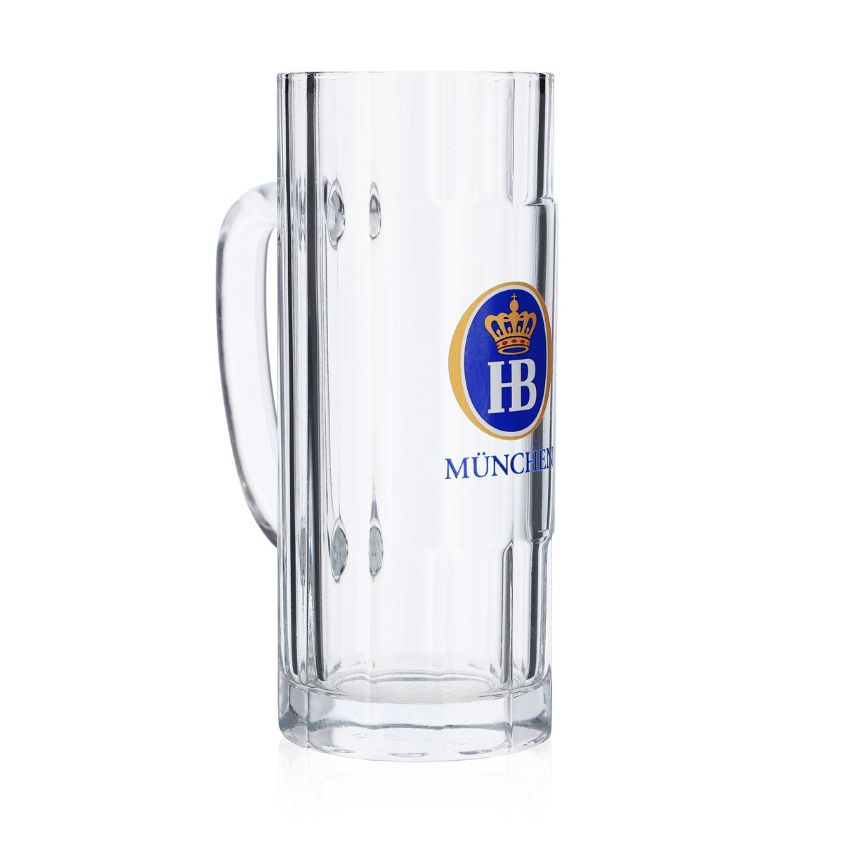 6x HB Munich glass 0.3l beer mug tankard Seidel glasses set Bavarian brewery – View 4