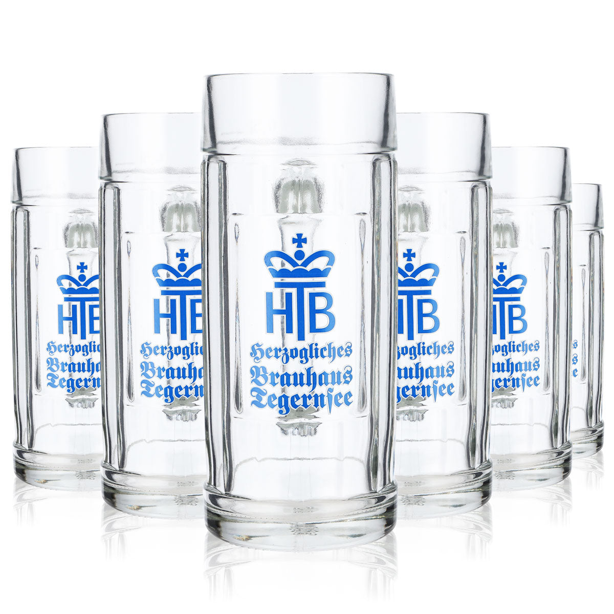 6x HB Tegernsee beer glass beer mug tankard 0.5l jug old lettering Tegernsee – View 7