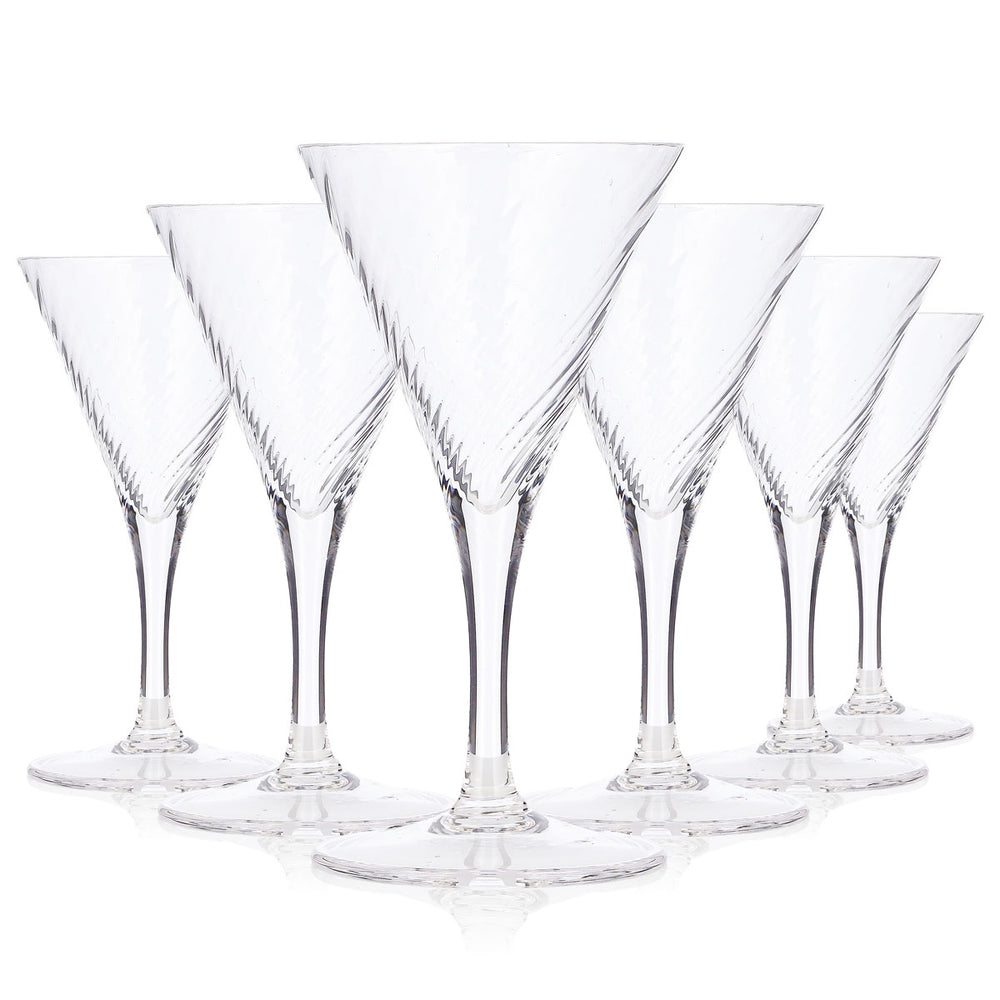 6 Hendricks Gin Glasses, 0.05 L, Goblet-Shaped Tasting Glasses, Nosing Glasses, Nosing Glasses for Whiskey (Set of 6)