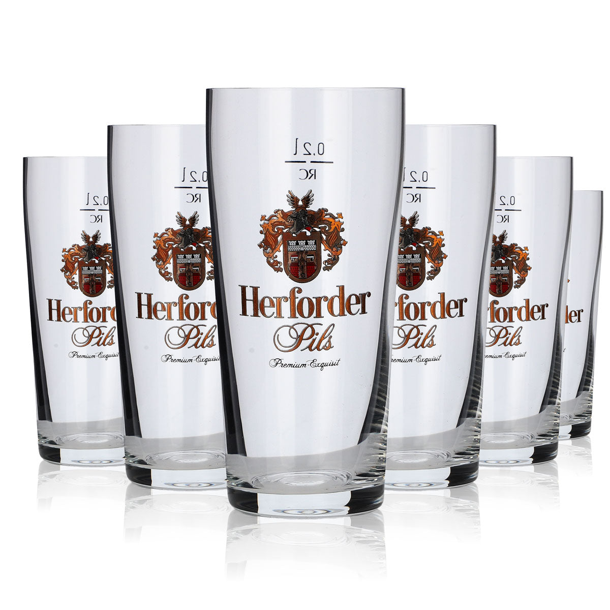 6x Herforder beer glasses Willibecher Neuform mugs 0.2l Ritzenhoff – View 5