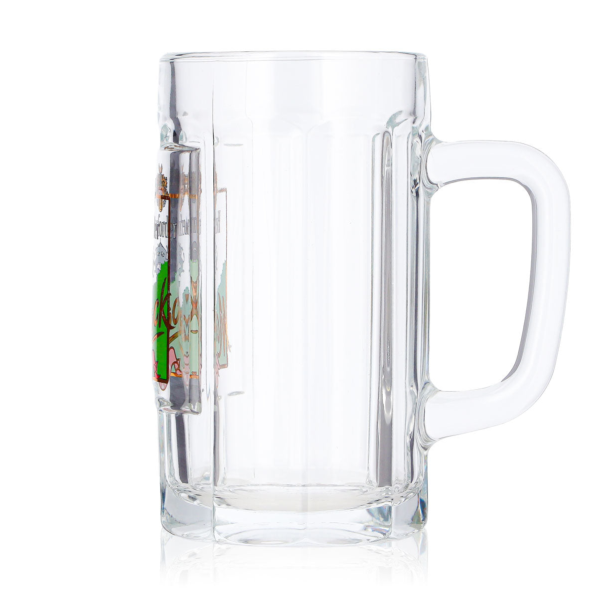 6 Herforder Brewery Beer Glasses, 0.2 L, 2007, Sahm, Green Logo (Set of 6) – View 6