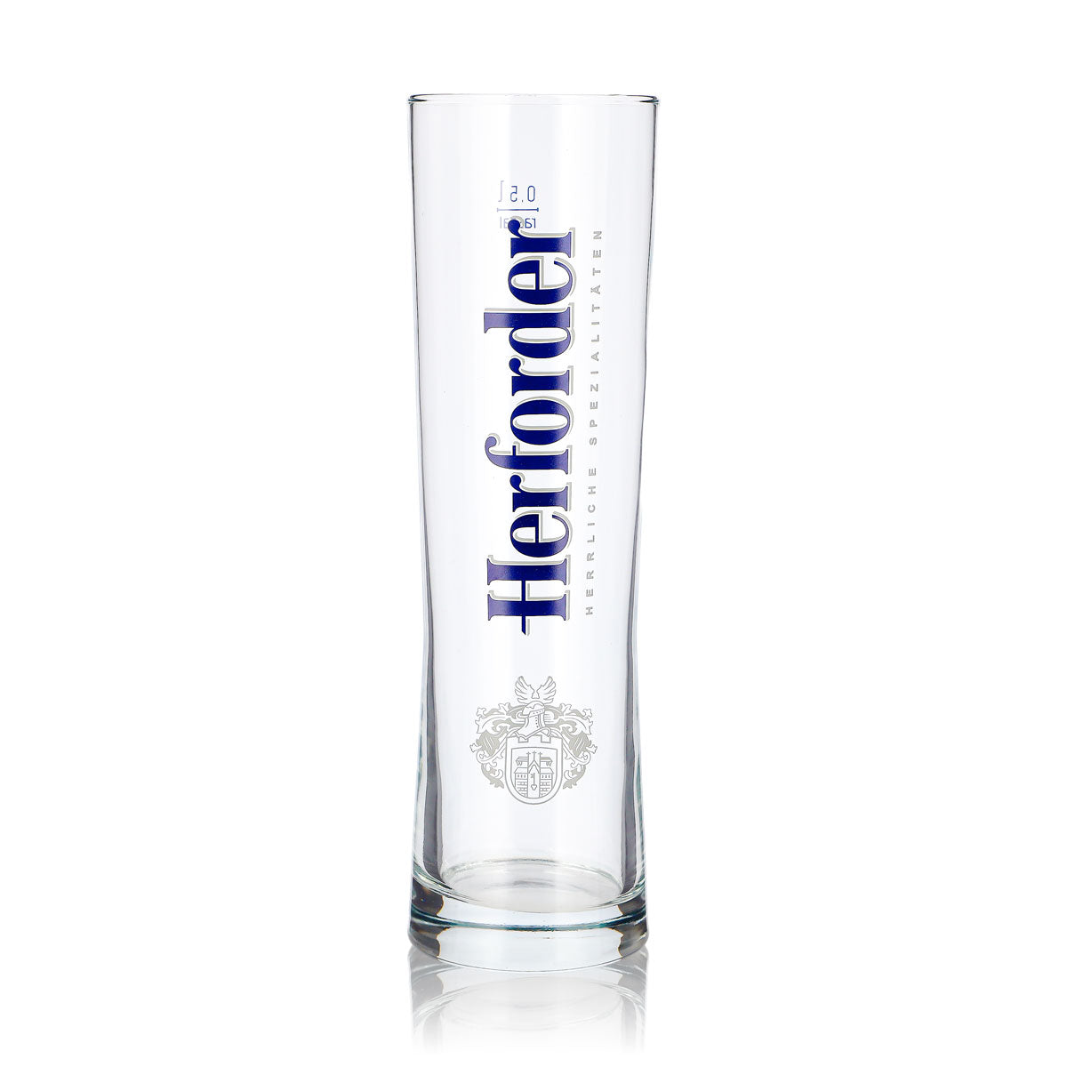 6 Herforder Brewery Beer Glasses, 0.5 L, Blue Logo, Rastal Kölsch (Set of 6) – View 2