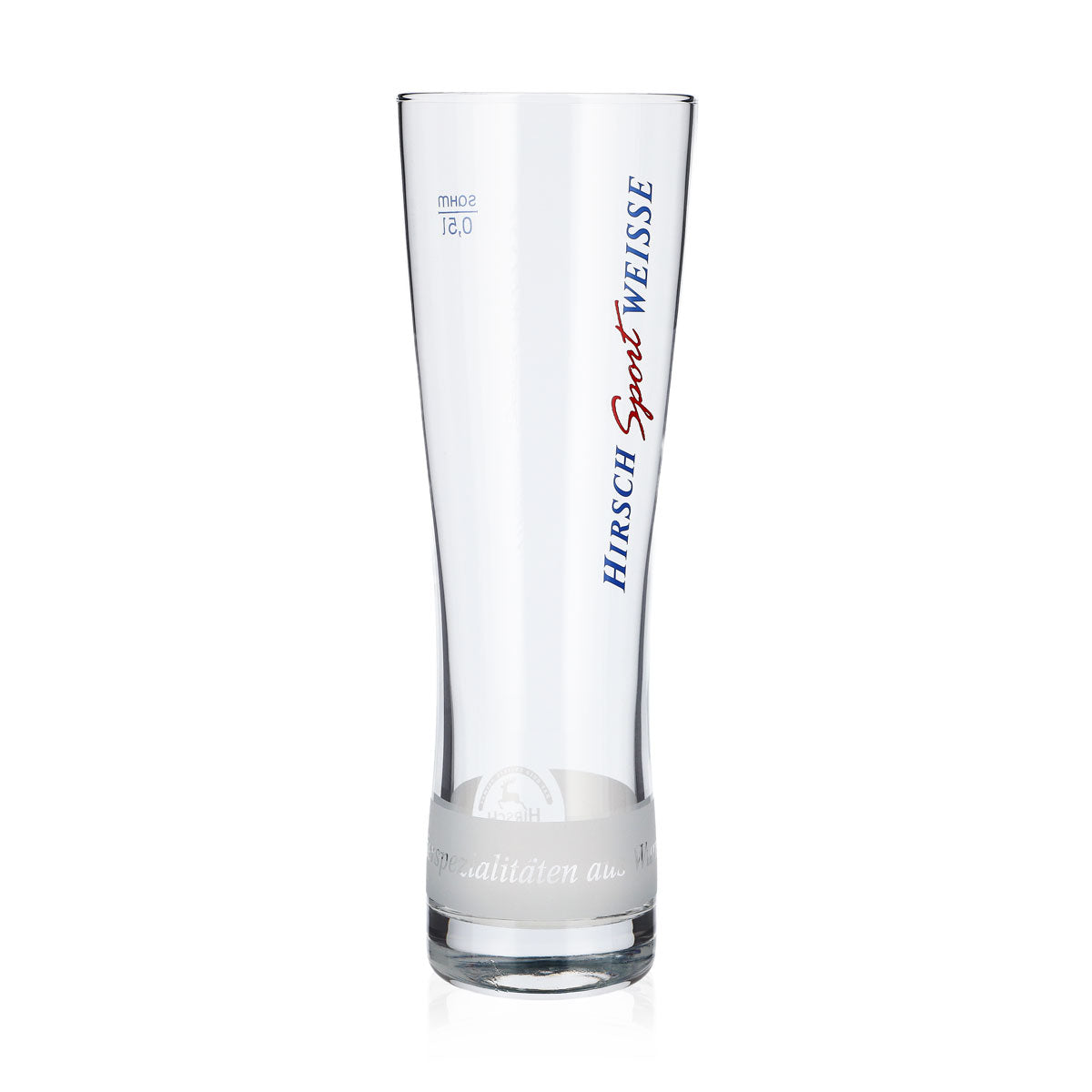 6x Hirsch Brewery Beer Glass, 0.5 L, "Sport" Wheat Beer Glass, Cream Toronto (Set of 6) – View 3