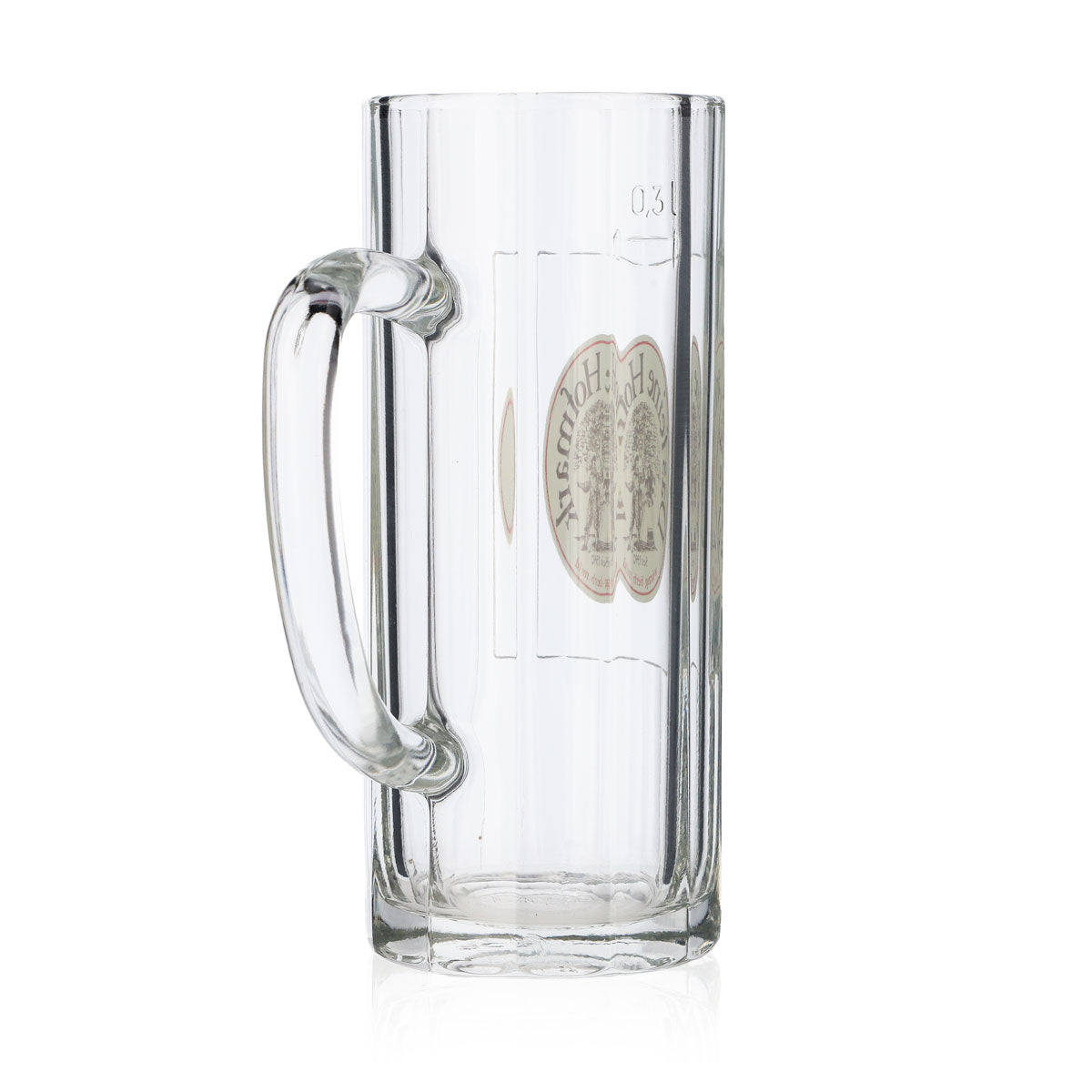 6x Hofmark glass 0.3l beer mug The fine Hofmark tankard mug glass set Brewery – View 5