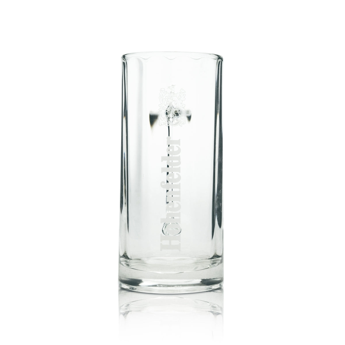 6x Hohenfelder beer glass mug 0.5l upright with logo – View 2