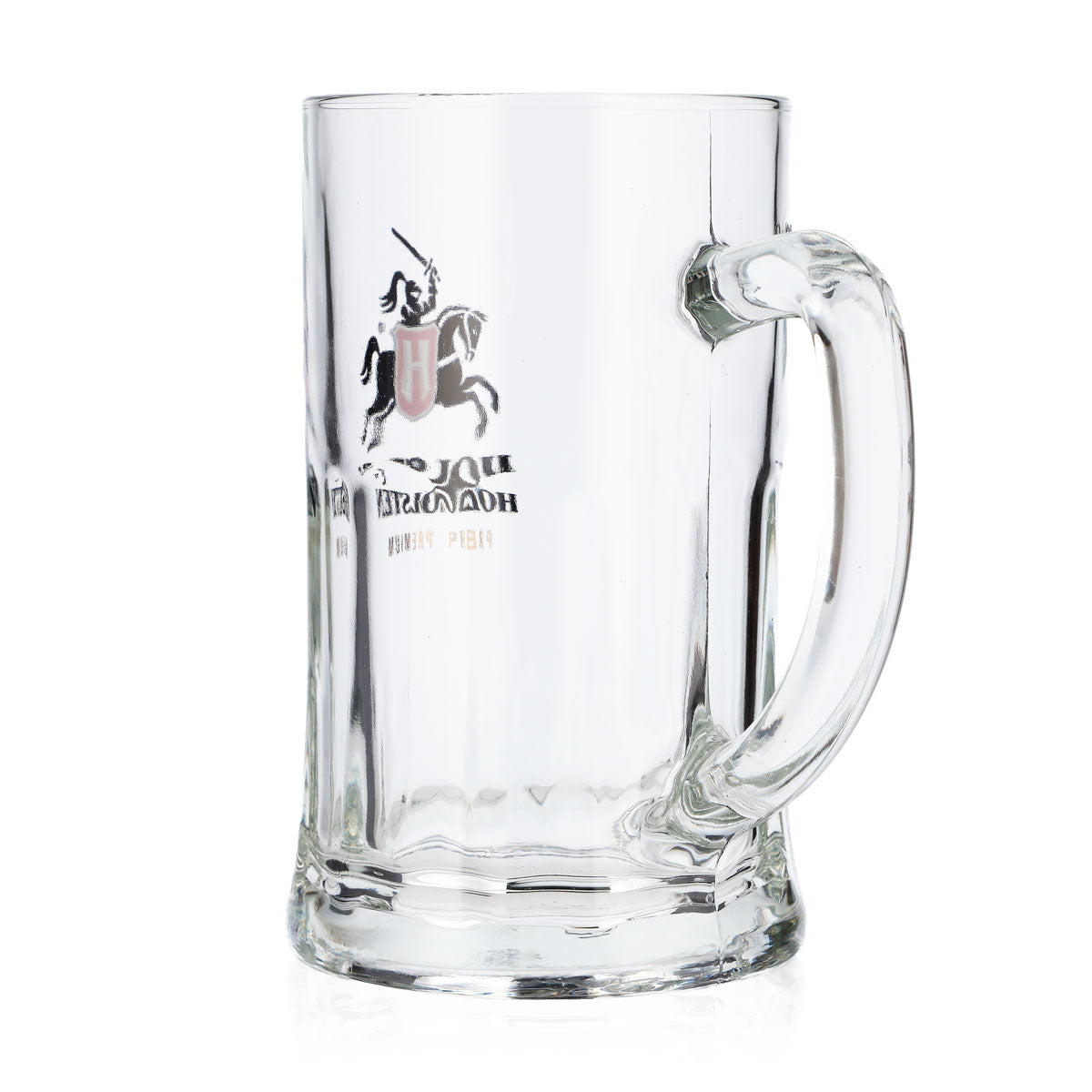 6 Holsten Beer Glasses, 0.5 L, Jug-Style, Large Logo, Premium, Gold Sahm (Set of 6) – View 5