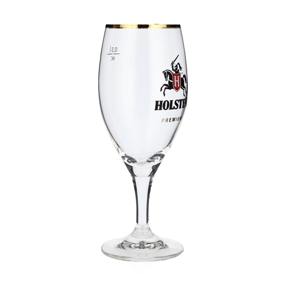 6x Holsten Beer Glass Beer Glasses 0.3l Goblet Premium Gold Rim Ritzenhoff – View 3