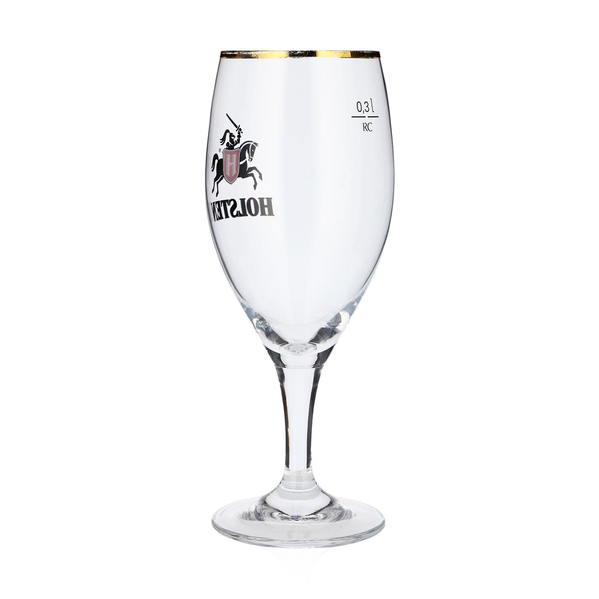 6x Holsten beer glasses  0.3 l goblets with gold rim Ritzenhoff – View 4