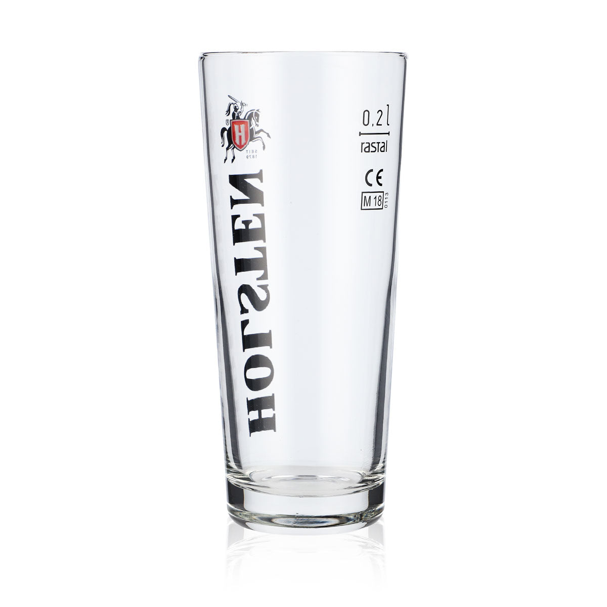 6x Holsten Beer Glass Frankonia 0.2l Mug Beer Glasses Vertical Lettering – View 4