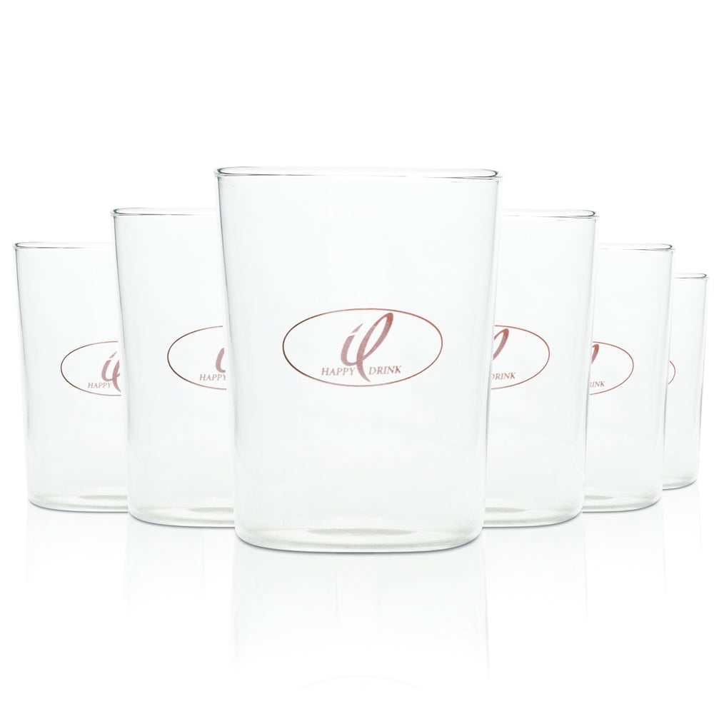 6x Il Mionetto Spritz Glass Happy Drink 0.2l Tumbler Cocktail Glasses Long Drink