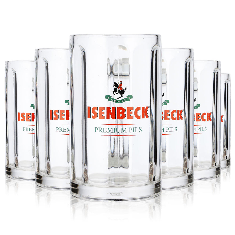 6 Isenbeck Beer Glasses, 0.25 L (Set of 6)