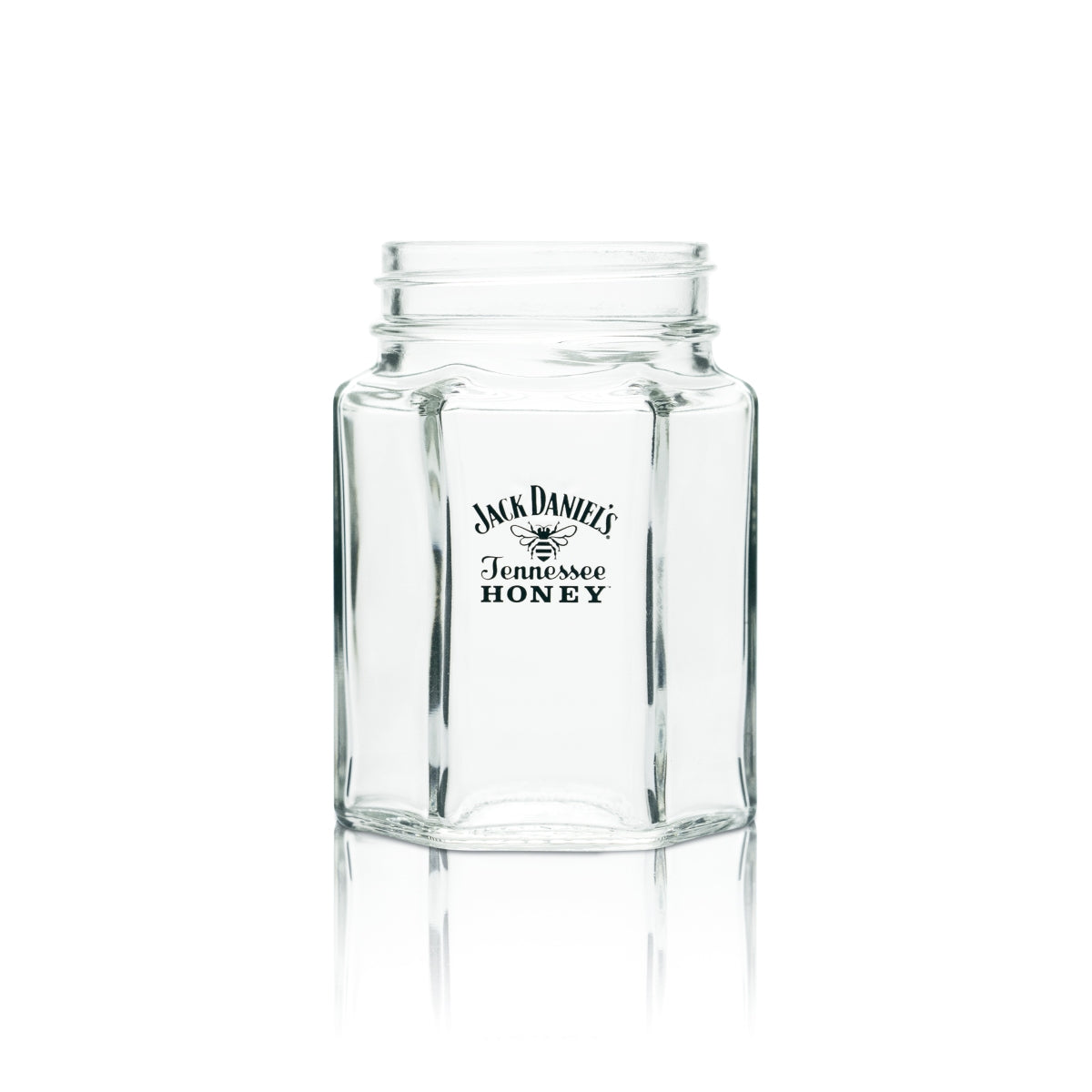 6x Jack Daniels Glass 0.4l Mason Jar Mug Without Handle Tennessee Honey Whiskey – View 2
