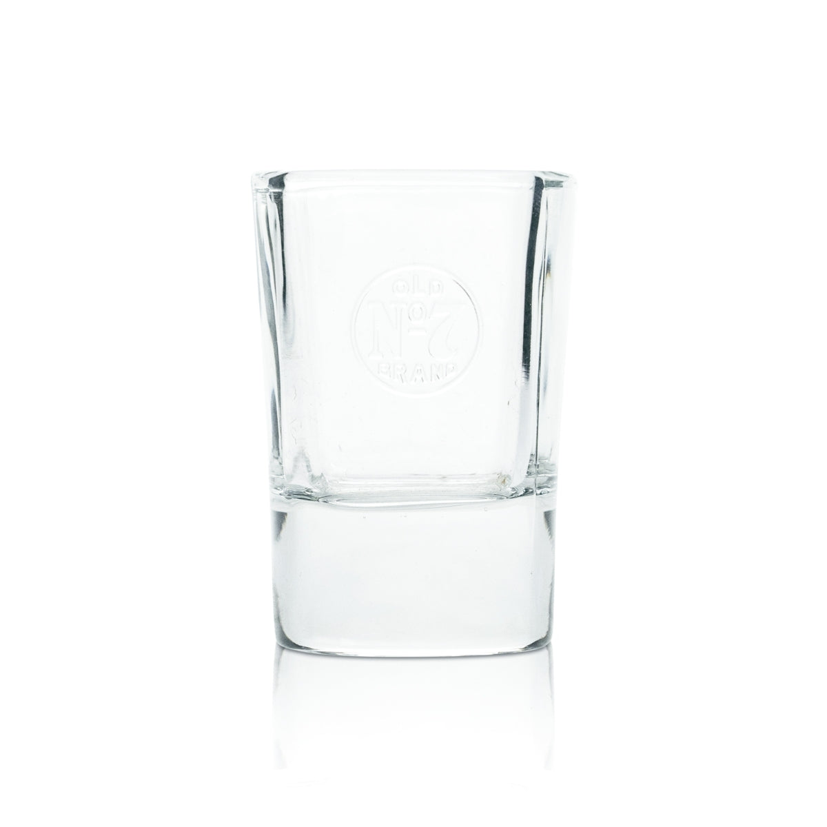 6x Jack Daniels Glass 4cl Whiskey Shot Glasses Short Stamper No. 7 Relief Contour – View 2