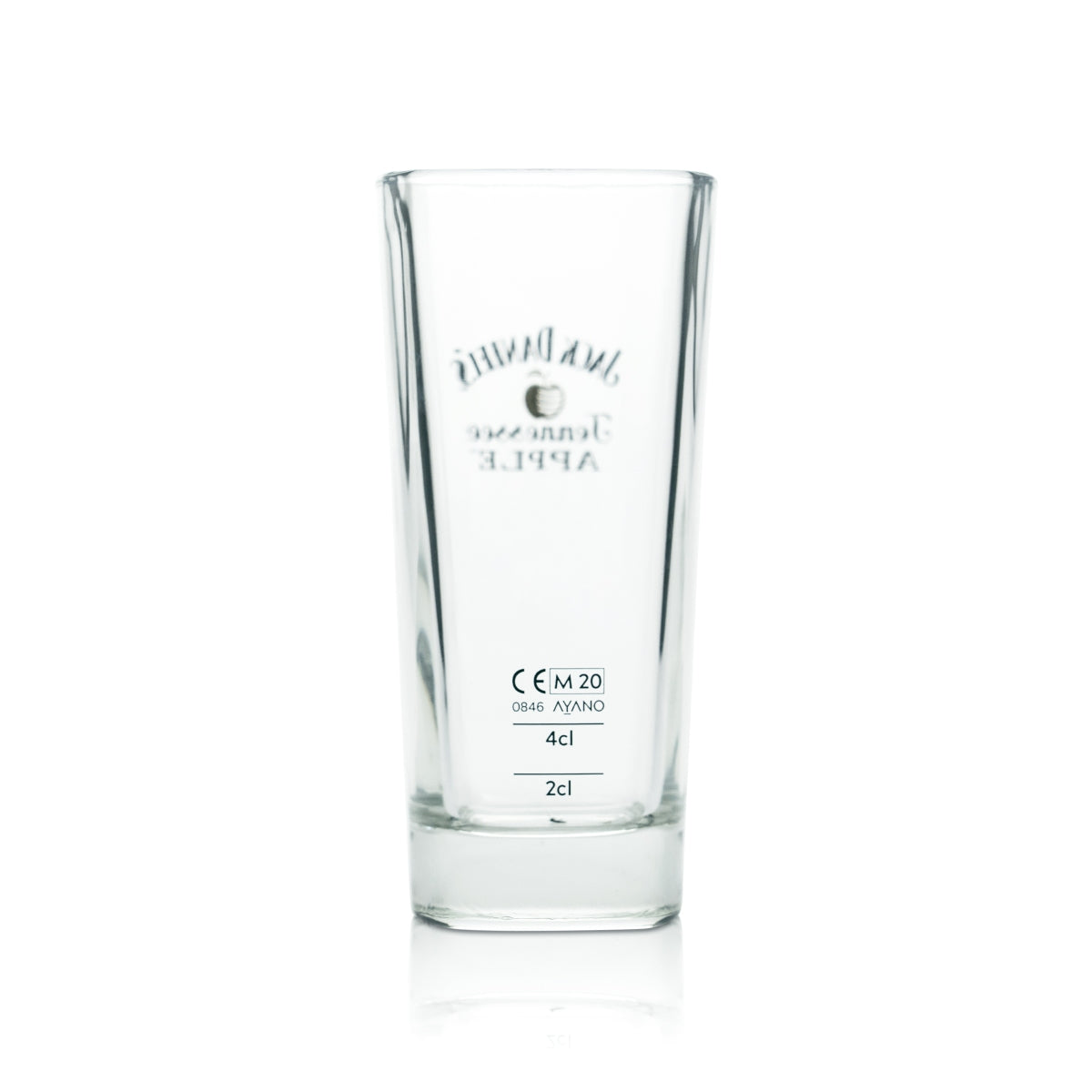 6x Jack Daniels Whiskey Glass 0.35l Cocktail Long Drink Glasses Tennessee Apple – View 3