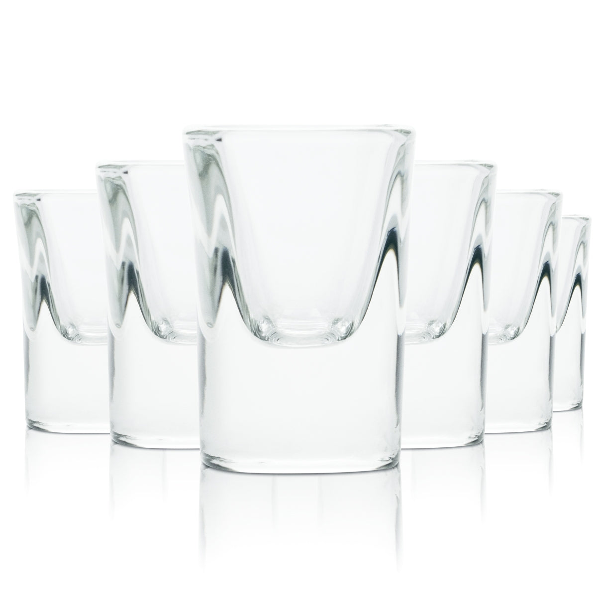 6x Jack Daniels Whiskey Glass 3cl Shot Glasses No7 Tennessee Lynch