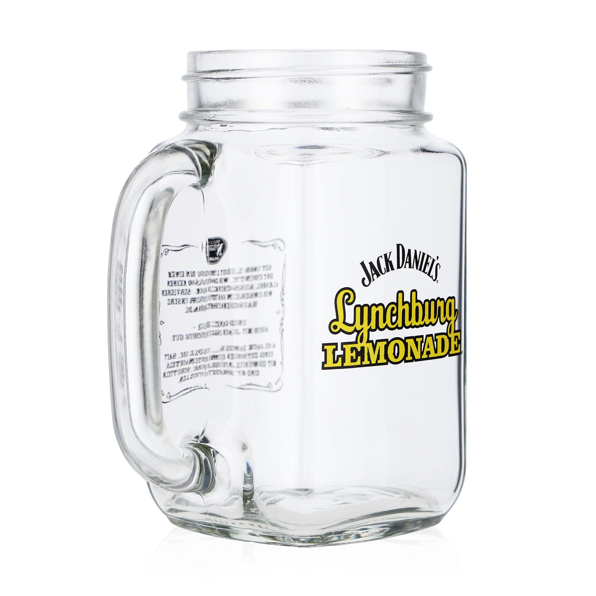 6x Jack Daniels Whiskey Glasses 0.48l Jug Lynchburg Yellow WITHOUT Lid – View 3