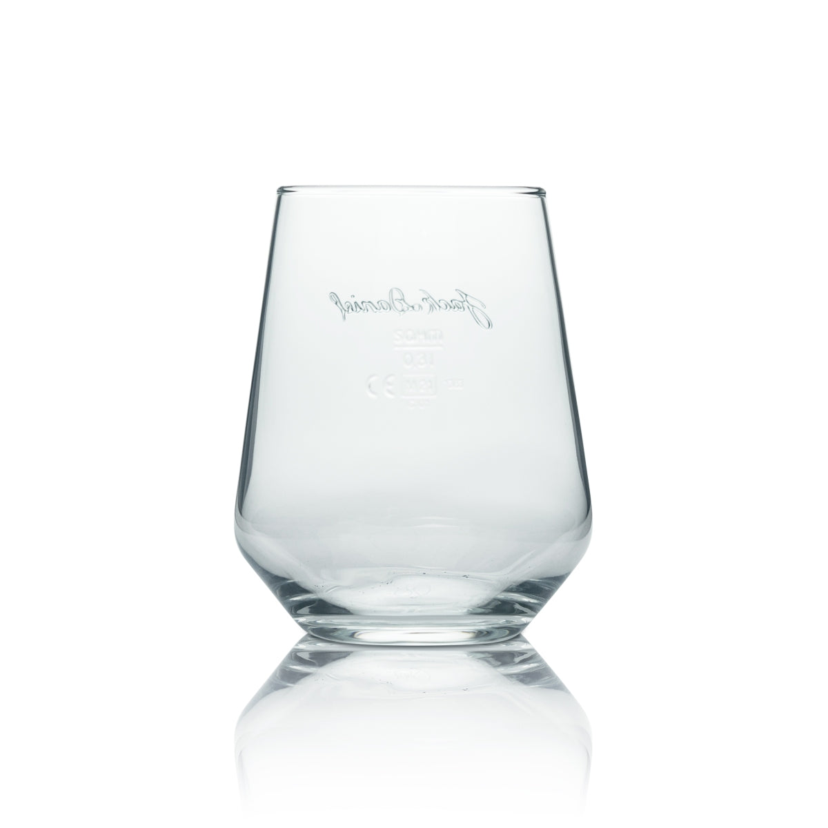 6x Jack Daniels Whiskey Glass Tumbler Relief Logo – View 3