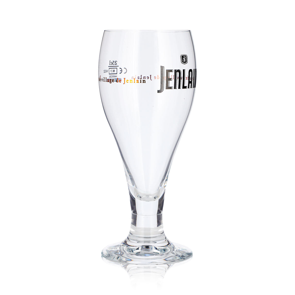 6 Jenlain Beer Glasses, 0.25 L, "Au Village de Jenlain" Black (Set of 6) – View 4