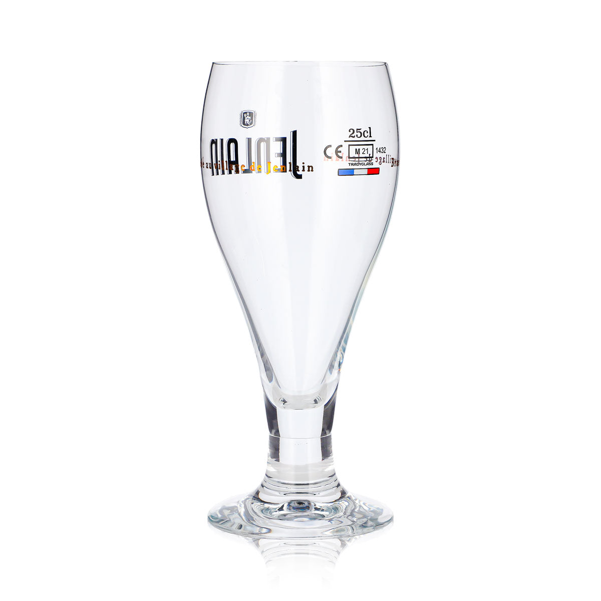 6 Jenlain Beer Glasses, 0.25 L, "Au Village de Jenlain" Black (Set of 6) – View 5