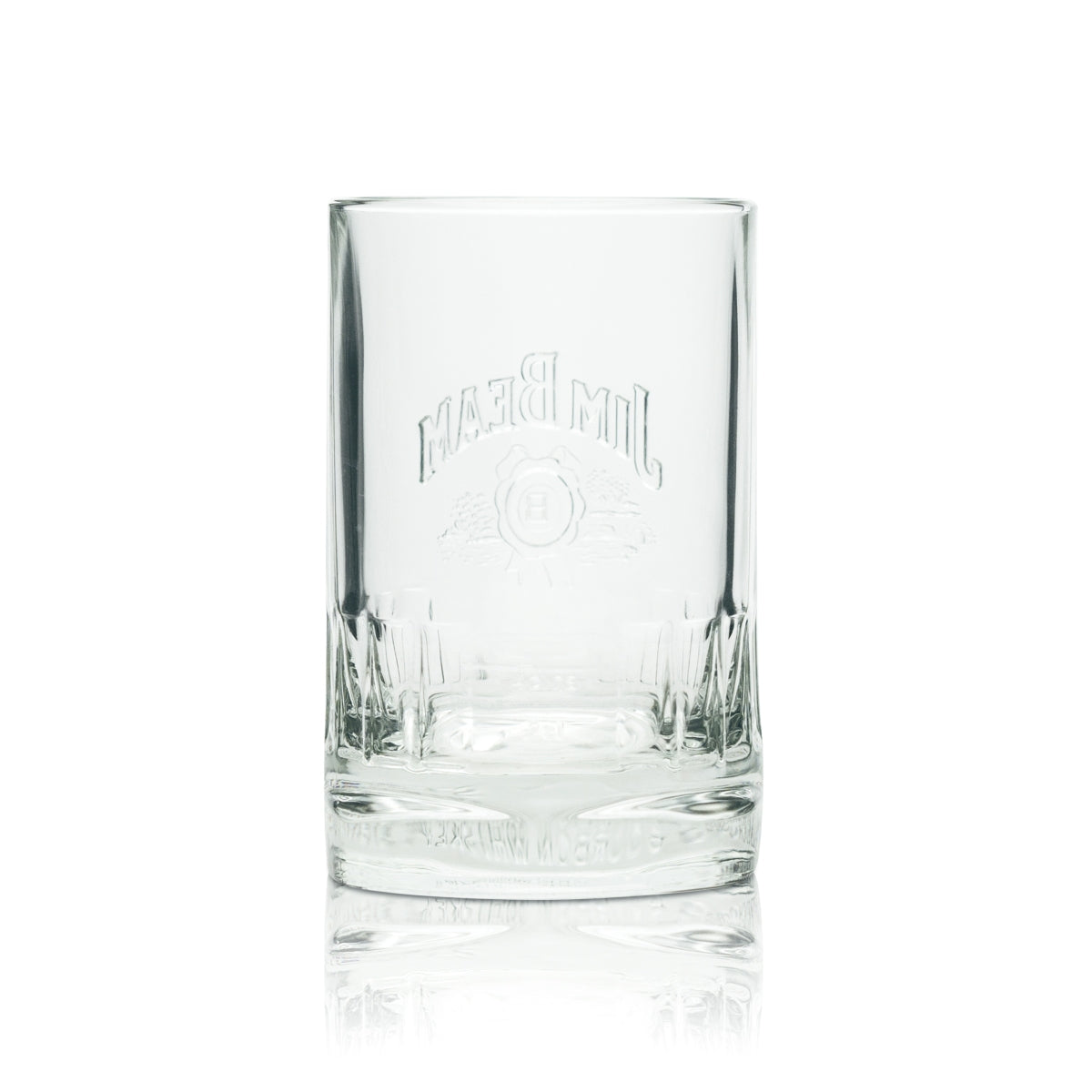 6x Jim Beam Rum Glass Exclusive Tumbler Square Base – View 2