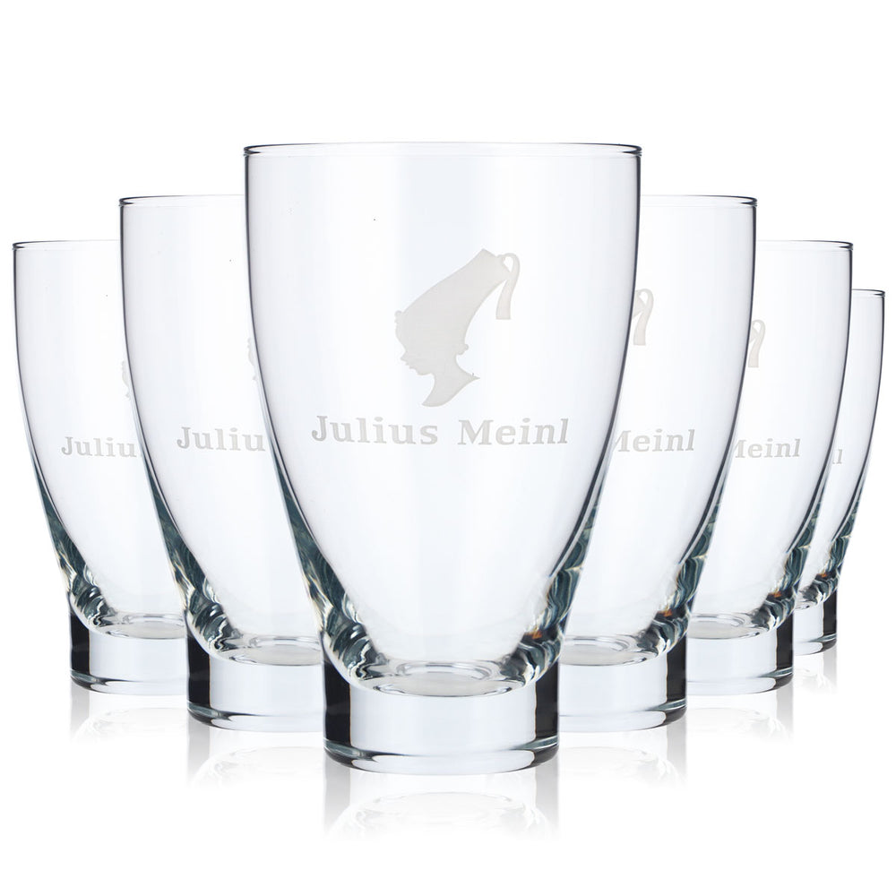 6x Julius Meinl Coffee Glass Coffee Glasses Cafe Crema Glasses 0.35l Tumblers