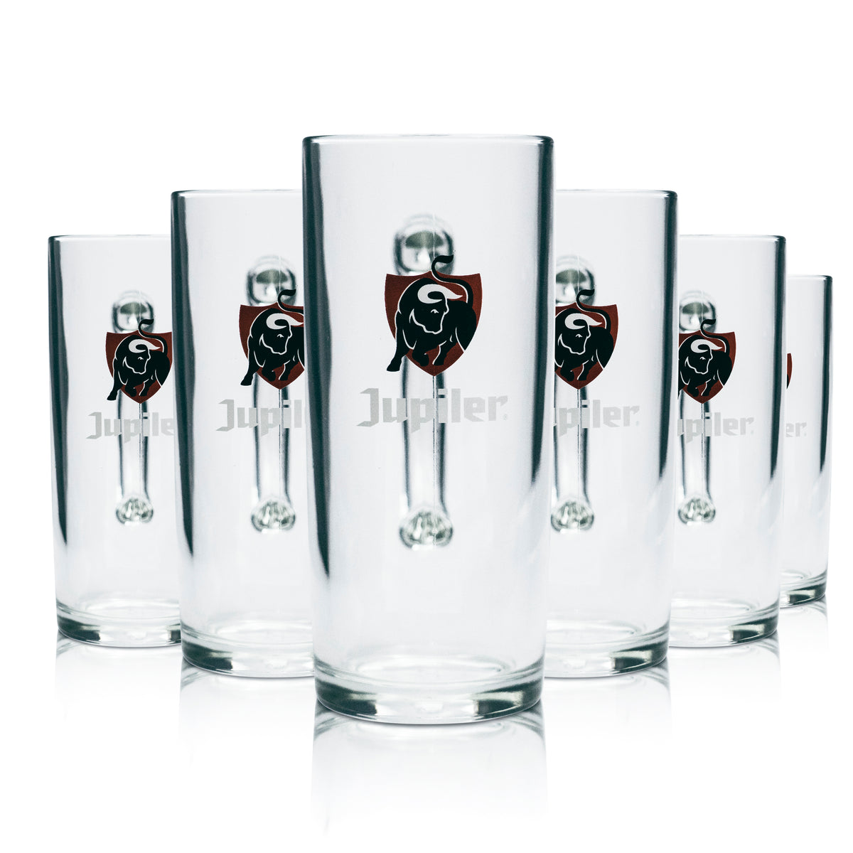 6x Jupiler 0.5L beer mug glasses Belgium Belgique Beer Jug – View 4