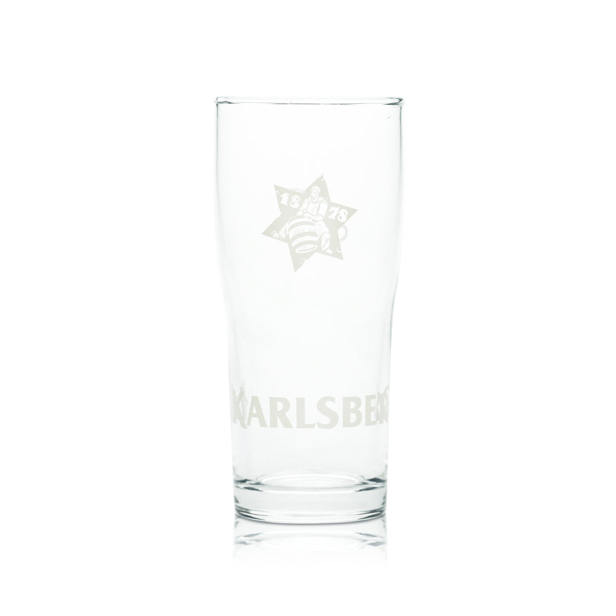 6x Karlsberg Glass 0.1l Beer Pilsner Trophy Mug Glasses Brewhouse Tasting Glass – View 2