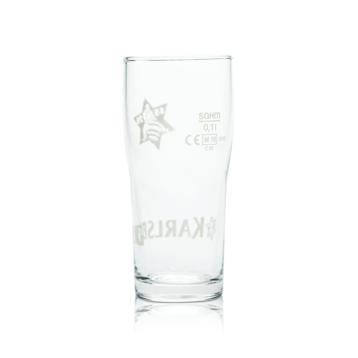 6x Karlsberg Glass 0.1l Beer Pilsner Trophy Mug Glasses Brewhouse Tasting Glass – View 3