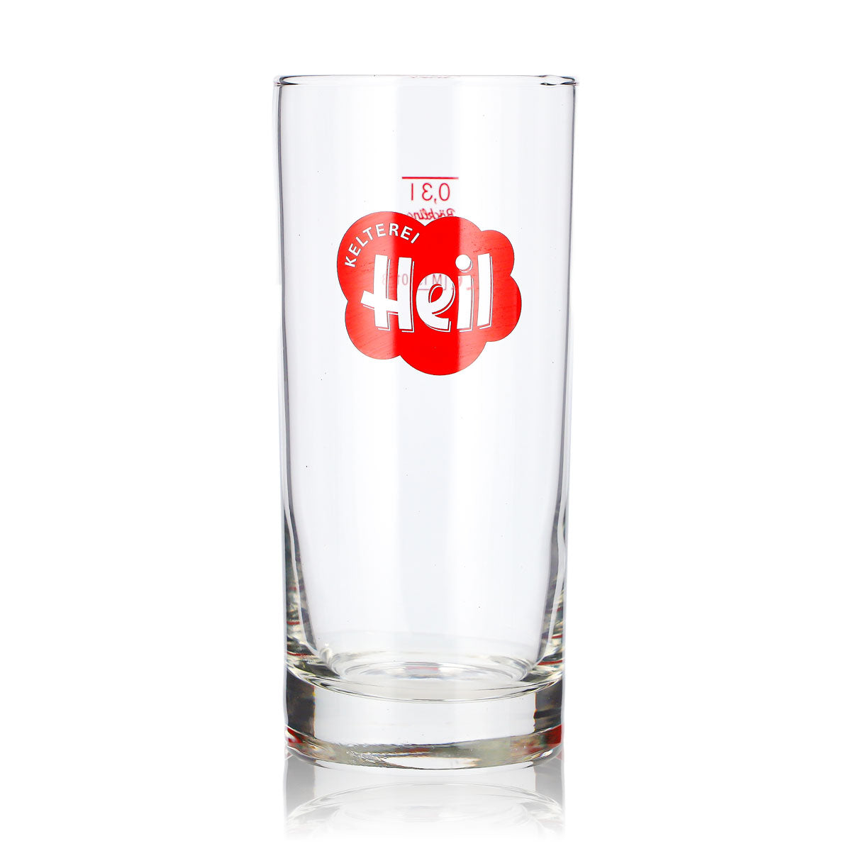 6x Heil Cider Glasses, 0.3 L, Long Drink, Red Böckling Logo (Set of 6) – View 2