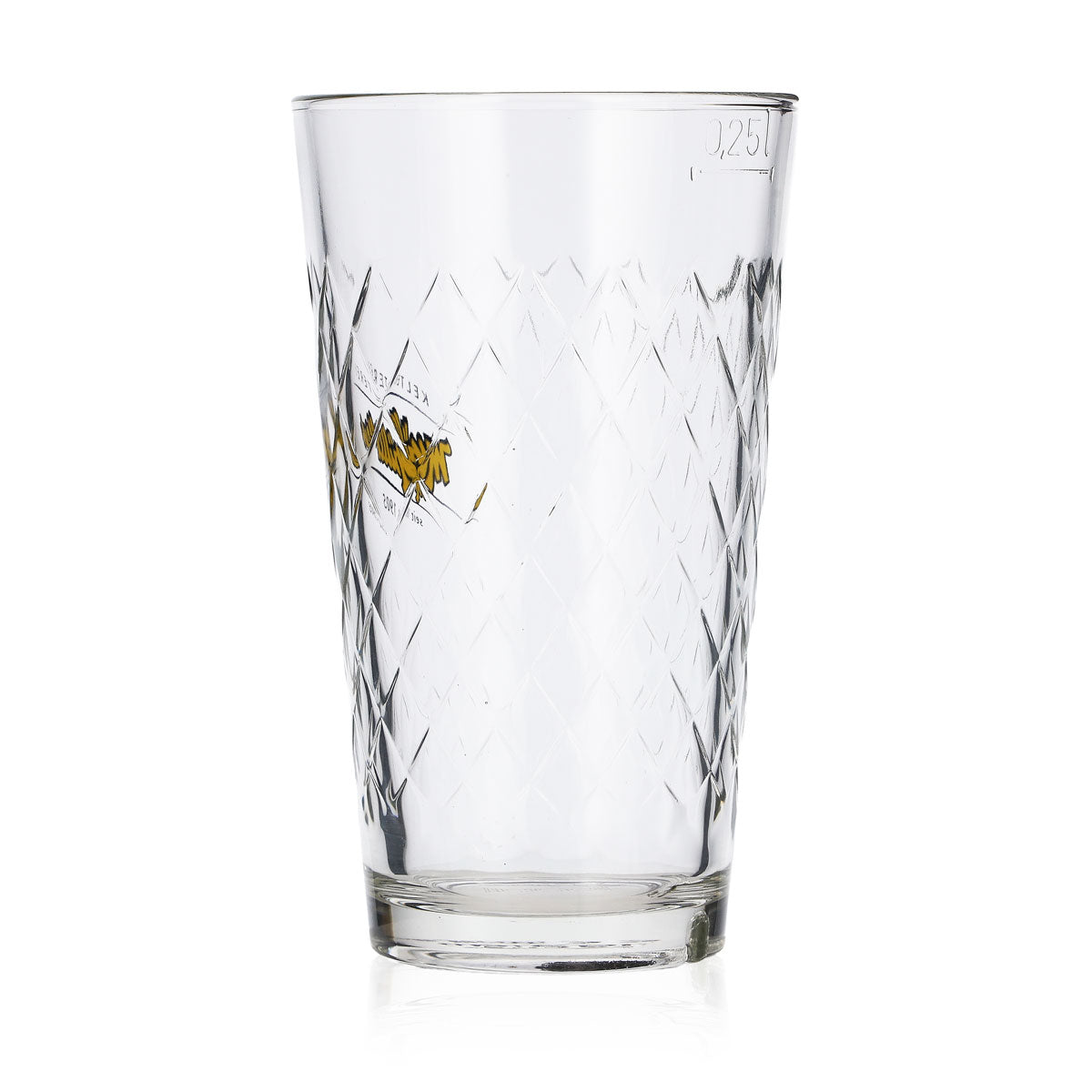 6x Kelterei Müller Glass 0.25l Apple Wine Mug Glass Set Elegant Relief Glass Contour – View 5