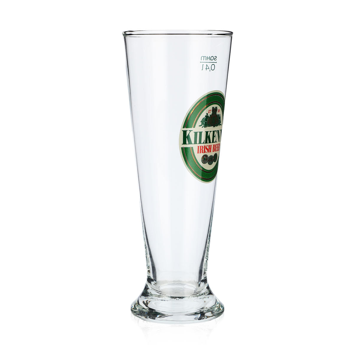 6x Kilkenny beer glass 0.4l beer glasses mug Irish old logo Sahm Munich – View 3