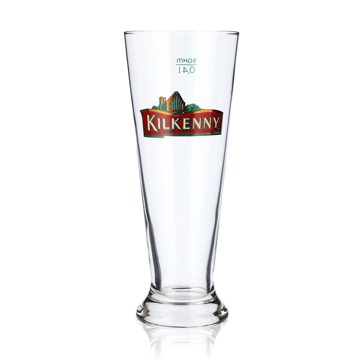 6x Kilkenny beer glasses 0.4l Irish mug red logo Sahm Munich – View 2