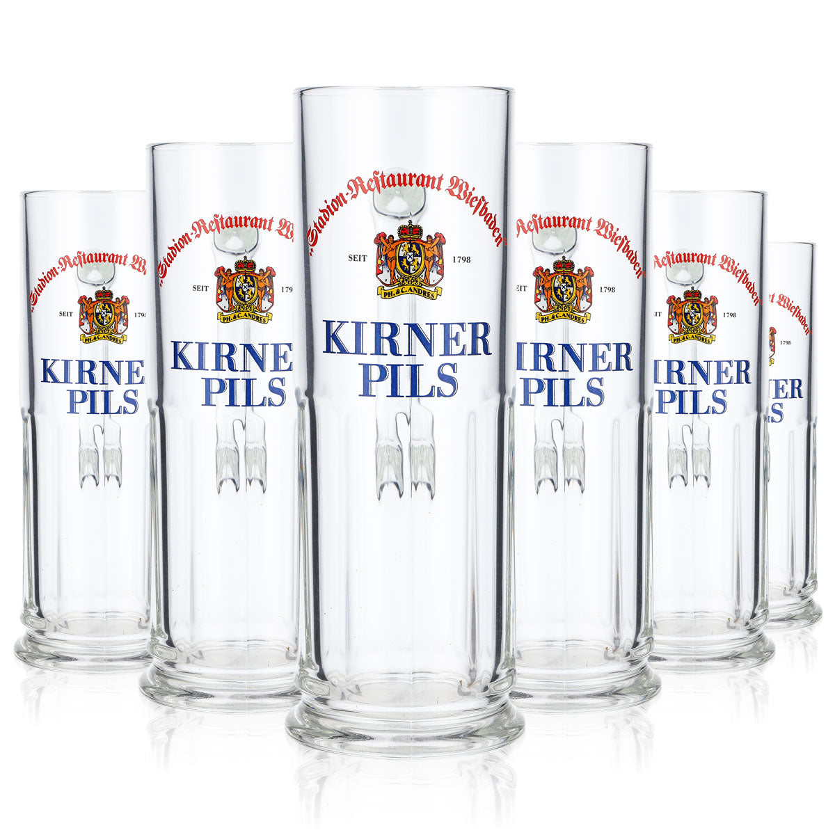 6x Kirner Private Brewery Beer Glass 0.3l Mug Relief Maximilian-Seidel  Sahm – View 7