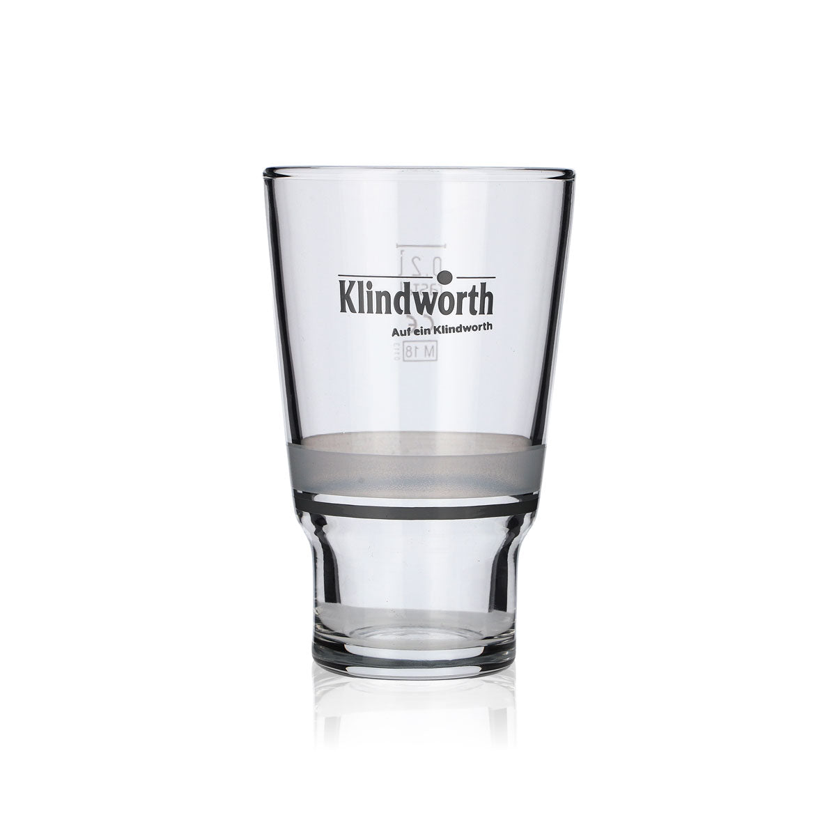 6x Klindworth Glass 0.2l Willi Beaker Glasses Set Stackable Juice Mineral Water Lemonade – View 2