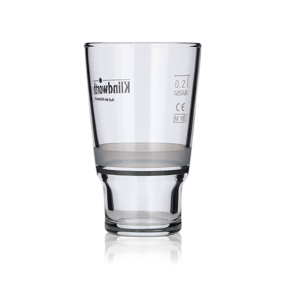 6x Klindworth Glass 0.2l Willi Beaker Glasses Set Stackable Juice Mineral Water Lemonade – View 4