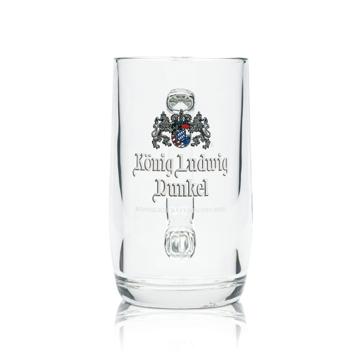 6x King Ludwig Beer Glass 0.3l Mug Exclusive Dark Sahm Seidel Handle Glasses – View 2