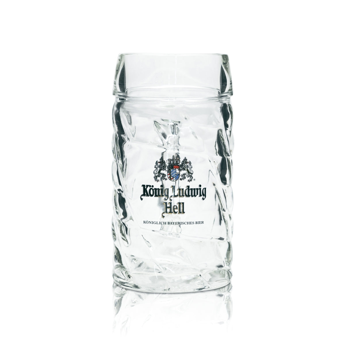 6x King Ludwig Beer Glass 0.5l Mug Diamond Seidel Sahm Relief Glasses Handle Mugs – View 3
